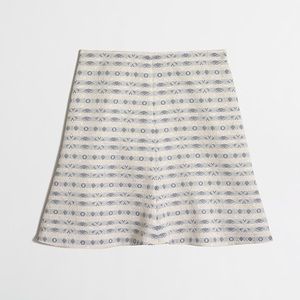 NWT!! J. Crew Jacquard Flare Skirt